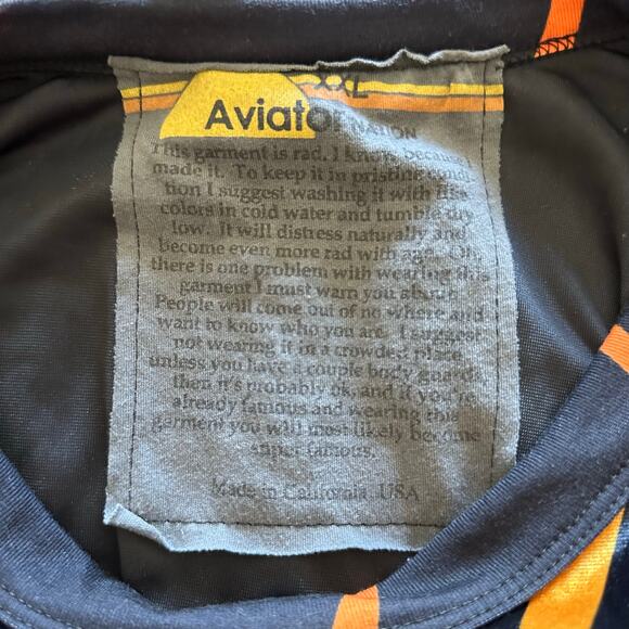 Women's Aviator Nation Black Velvet Lightning Bolts Sweater Size XXL - Picture 5 of 8